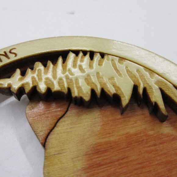 Great Smoky Mountains Gatinlburg Tennessee Wood Laser Cut Christmas Ornament - Picture 6 of 9